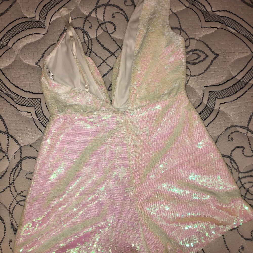 White sequins romper - Picture 2 of 3